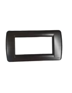 Vimar 16764.44 Placa Rondo' 4 módulos Tecnopolímero palisandro